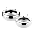 11-13-15CM UFO Round shape Stainless steel ashtray bin